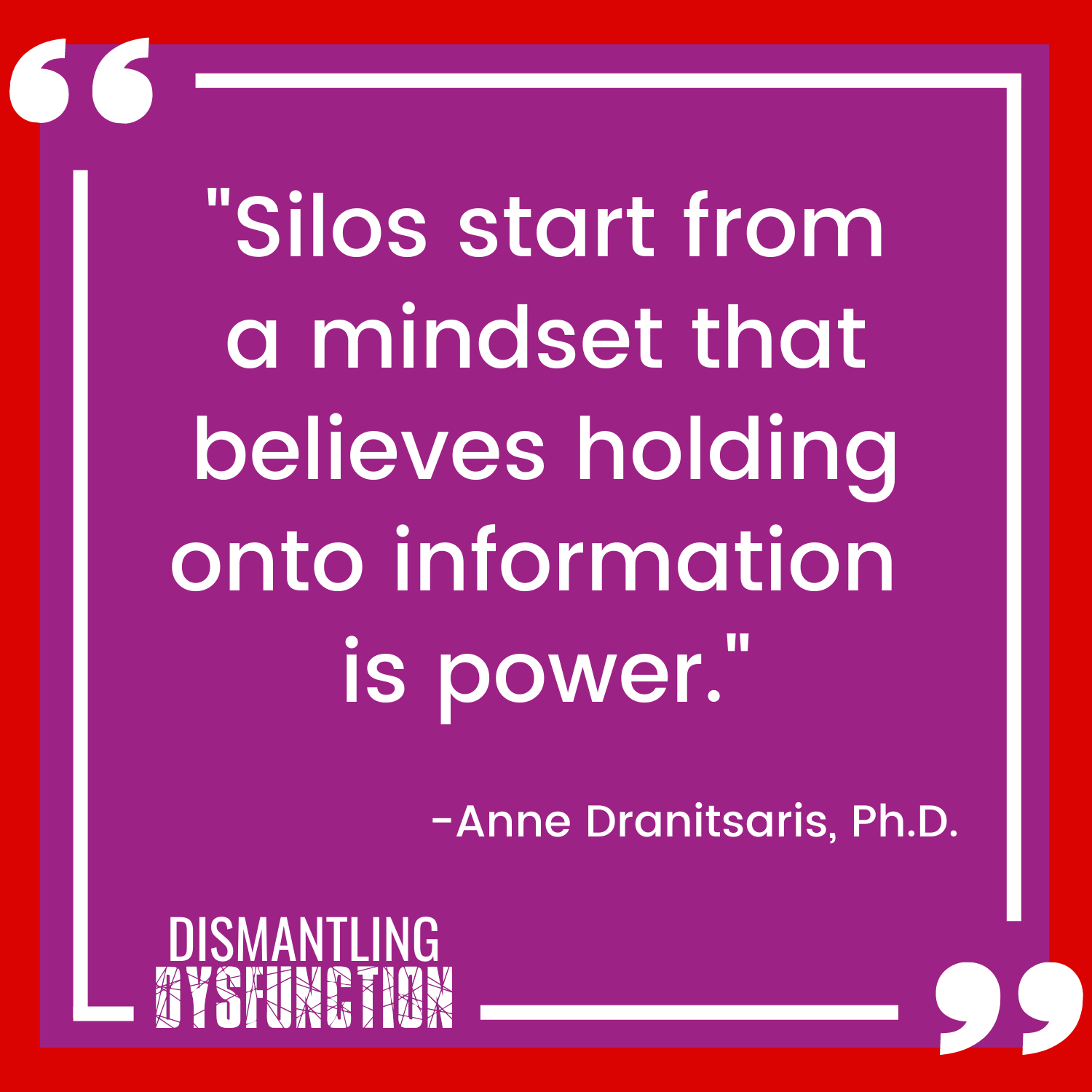 episode 18 quote tile 2 - "When acting from the Victim Leadership Persona, our power and sense of personal agency is taken away by seeing situations through a  lens of helplessness."